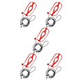 thumbnail image 2 of Baohd Bird Harness Nylon Leash Training Rope Handy to Wear Anti-bite Convenience Red 5Set, 2 of 6