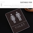 thumbnail image 2 of 3Pcs Restroom Signs for Shopping Mall Male Female Restroom Signs Reusable Restroom Signs, 2 of 9