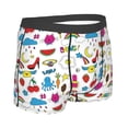 thumbnail image 4 of Uemuo Summer Pattern Men's Boxer Briefs,Trunk Anti-Chafing,Comfortable, Durable, and Stylish Underwear-Small, 4 of 9