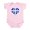 Petal Pink, variant on CafePress - Quebec Heart Infant Bodysuit - Baby Light Bodysuit, Size Newborn - 24 Months