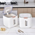 thumbnail image 6 of Large Food Storage Container Rice Barrels Sealed Rice Dispenser Rice Tank Rice Box Kitchen Storage Container PP Material, 6 of 19