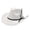 White, variant on Xijirk Mens Cowboy Hat with Wide Curved Brim Band Western Hat for Travel Ranch Outdoor Camping Daily Casual Wear,Beige,M