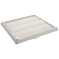 thumbnail image 1 of Homoyoyo Couverture de Ventilation de Sécheuse Respirante Blanche à Persiennes pour Usage Extérieur Robuste ABS avec Écran de Protection, 1 of 5