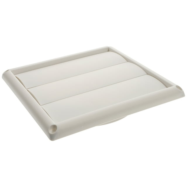 Homoyoyo Couverture de Ventilation de Sécheuse Respirante Blanche à Persiennes pour Usage Extérieur Robuste ABS avec Écran de Protection
