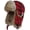 Redplaid, variant on Winter Trapper Hat for Men Women Warm Soft Russian Ushanka Hat Real   Aviator  Hats Winter Hats with Ear Flaps