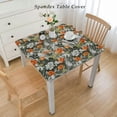 thumbnail image 2 of HAOXIT  Autumn Fall Outdoor Tablecloth, Fox Animal Sleeping in The Forest Plants Woodland Wildlife Theme, Decorative Washable Picnic Table Cloth 54''x54'', 2 of 7