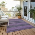 thumbnail image 6 of Addison Rugs Chantille Indoor/Outdoor Transitional Stripes Purple Washable Rectangle Rug, 2'6" x 3'10", 6 of 6