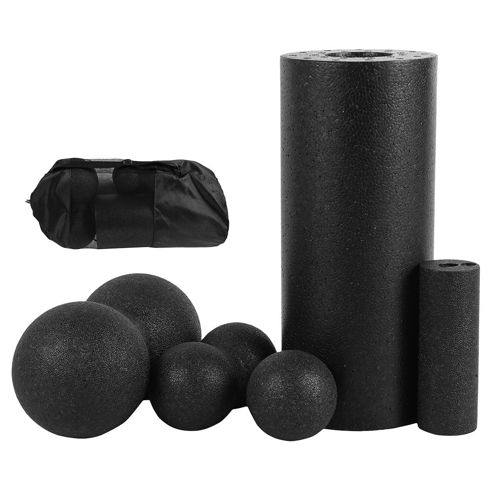 OUSITAID 5 Pcs Foam Roller Fitness Kit In Foam Massage And Muscle Relaxation For Yoga Pilates