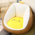 thumbnail image 3 of Lindo Animal frutal Kawai Plushie pan semicerrado peluche silla cojín sujetar almohada decoración del hogar regalo para niñas, 3 of 5