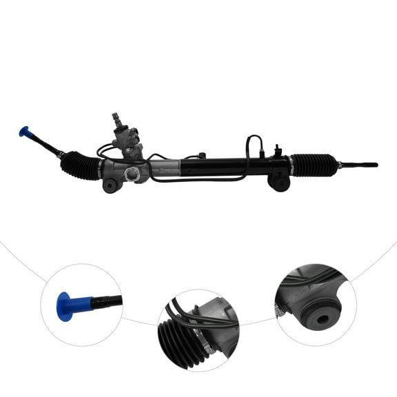 Direct Replacement Rack and Pinion for Toyota Highlander/Lexus RX330 RX350 2004-2009, Power Steering Rack, OE/OEM Part Number 44250-48120