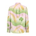 thumbnail image 4 of QASIEATN Button Down Shirts for Women Butterfly Dress Shirts Long Sleeve Blouse Work Tops Summer Blouse Fashion Clothing, 4 of 5
