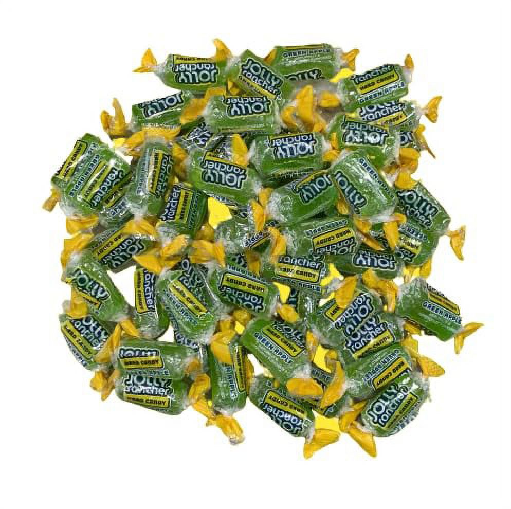 CandyKrave Premium Green Apple Flavored Hard Candy Individually Wrapped Bulk Candy Bag