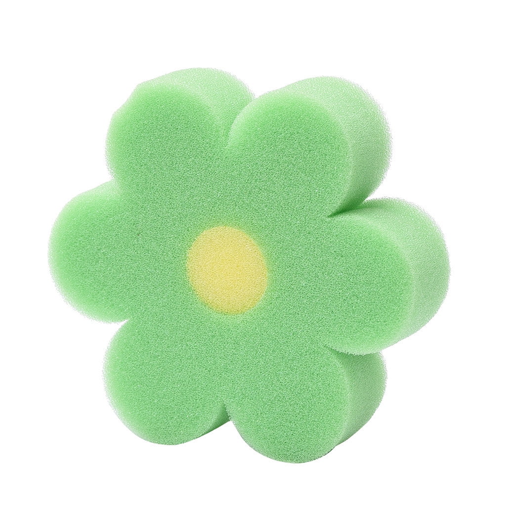 Bath Sponge Flower Shaped Comfortable Cute Body Sponges Scrubbers for