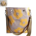 thumbnail image 4 of Women Tote Handmade Crochet Flower Tote Knit Floral Purse Bag Boho Beach Handbags Crossbody Shoulder Bag For Vacation, 4 of 5
