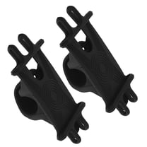 LOLIPPYY 2-Pack Bike Phone Mounts with Black Silicone Handlebar Holder, Stable Support for Outdoor Cycling
