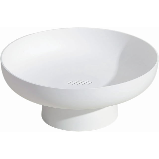 onefitow Fruit bowl Fruit Basket for Kitchen Countertop Kitchen Storage Baskets Stand Organization, Decor Centerpiece for Kitchen Counter or Dining Room Tables, White