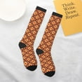 thumbnail image 6 of Bingfone Compression Socks for Women and Men Long Socks for Running Athletic Cycling Nurse-70's Retro, 6 of 8