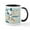 White/Black Inside, variant on CafePress - Peanuts Snoopy Comic Strip - 11 oz Ceramic Mug - Novelty Coffee Tea Cup