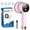 Pink, variant on AlphaGeek Fabric Shaver Lint Shaver for Clothes Rechargeable Sweater Defuzzer with 6 Leaf Blades and Digital LED Display Remove Pills for Furniture White