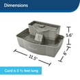 thumbnail image 7 of PetSafe Drinkwell Multi-Tier Pet Fountain - Automatic Dog and Cat Water Bowl - 100 oz, 7 of 7