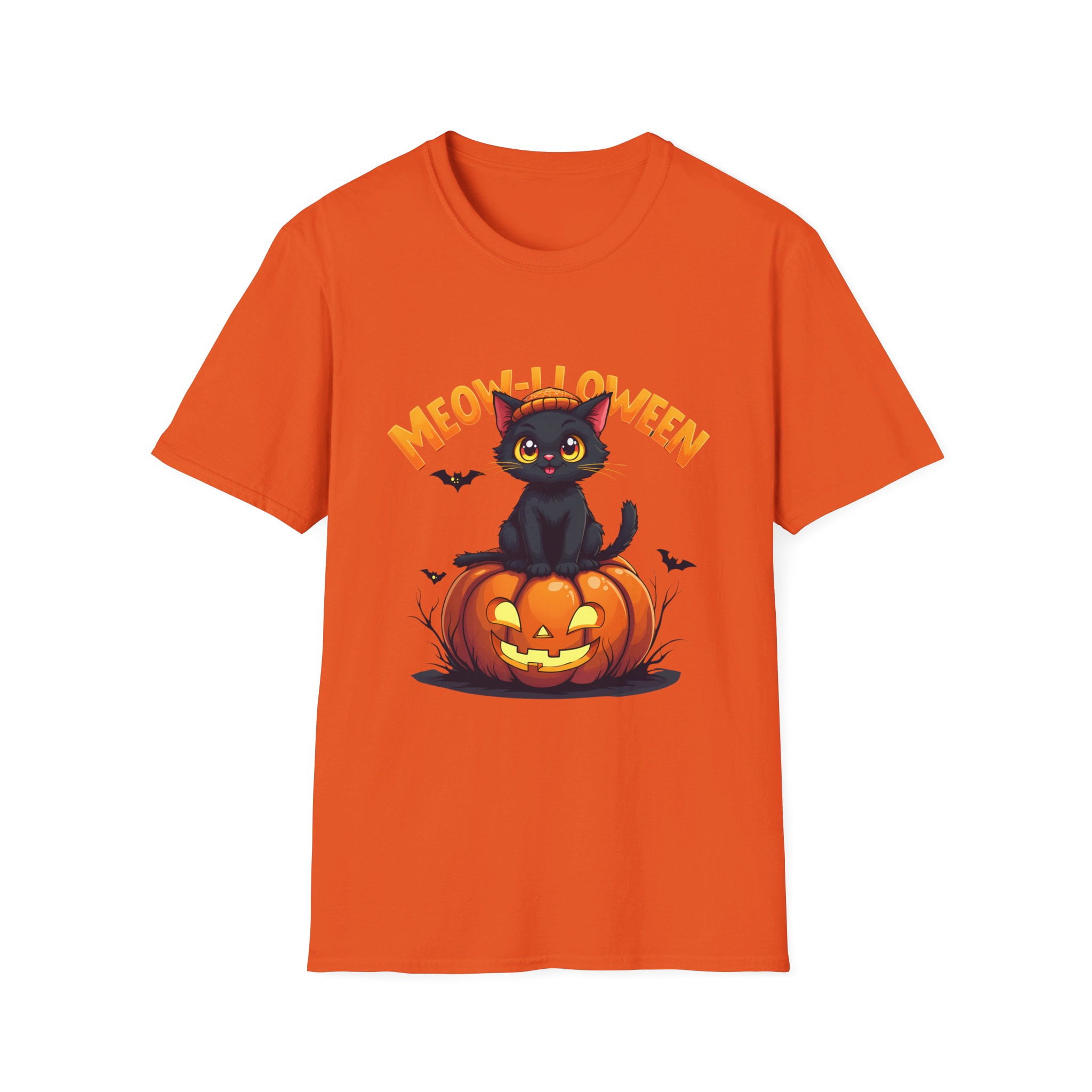Error 404 Costume Not Found Funny Halloween Witch Cat Pumpkin T
