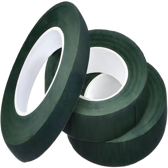 CCOCC 3 Rolls Florist Tape,Self Adhesive Floral Tapes,Floratape for Bouquet,Flower Stem Wrapping,DIY Craft Making,Garland,Wedding