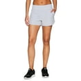 thumbnail image 4 of RBX Active Women's Quick Drying Space Dye Woven Running Shorts With Built In Brief, 4 of 5