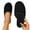 Black, variant on Designer Closed Toe Slippers 3D Floral Embroidery Velvet Closed Toe Mule House Slippers Lightweight House Slippers Black 36