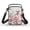 Hummingbird Rose, variant on HELLHERO Cow Sunflower Pattern Cross Body Purse with Zipper Women for Daily Use 4.33"x1.97"x7.09"