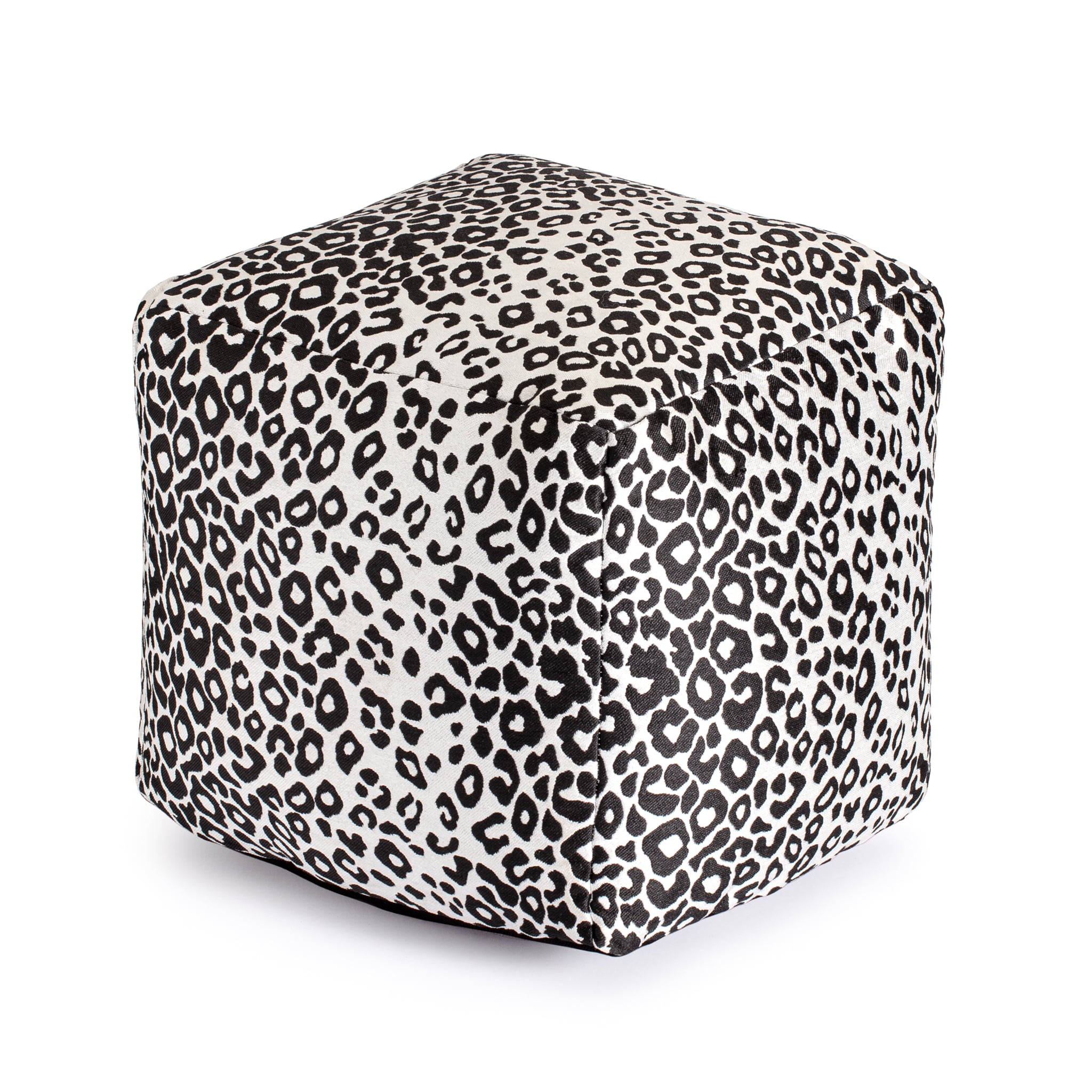 Amur Gray 18" x 18" x 18" Gray Pouf