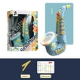 thumbnail image 4 of Toy Saxophone for Kids, Light Up Musical Instrument, 8 Keys 10 Songs, Early Learning, Plastic Wind Music, Educational Gift Boys Girls, 4 of 9