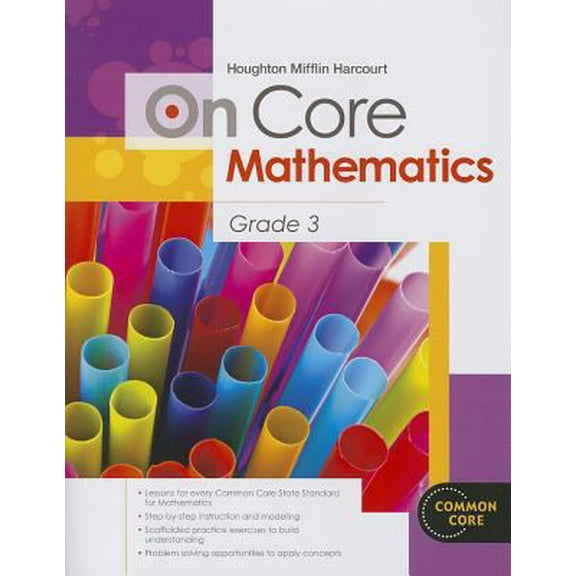 Pre-Owned On Core Mathematics, Grade 3 (Paperback) 0547575238 9780547575230
