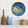 thumbnail image 3 of Dreamtimes Solar System Round Wall Clock, Battery Operated Silent Non Ticking Desk Clock for Home Bedroom Kitchen Office School Decor Wall Clock 10 Inch, 3 of 6