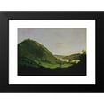 thumbnail image 2 of Károly Markó 18x14 Black Modern Framed Museum Art Print Titled - Visegrad, 2 of 5