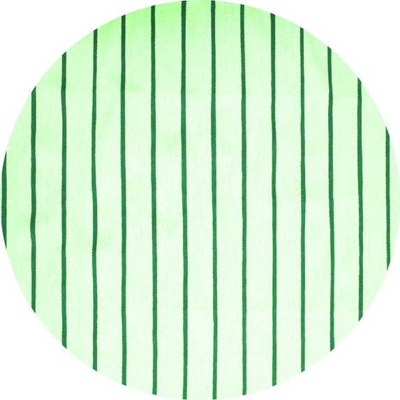 Ahgly Company Indoor Round Southwestern Green Country Area Rugs, 8' Round