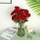 thumbnail image 4 of Ramo de rosas artificiales Yeacher 12 rosas de terciopelo con tallo largo, 4 of 7