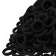 thumbnail image 1 of 100 lazos para el pelo de bebé, bandas elásticas para el pelo, pequeños lazos para el pelo para niñas, bandas de goma, soportes elásticos para cola de caballo (negro), 1 of 5
