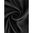 thumbnail image 5 of INSPIRE CHIC Womens Satin Floral Pajamas V Neck Spaghetti Strap Chemises Slip Lingerie Midi Nightgowns L Black, 5 of 6