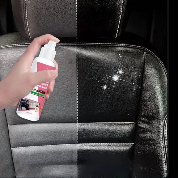 Automotive Dashboard Plastic Leather Polish Spray Wax Protectant Restorer UV Protection Auto Interior Care