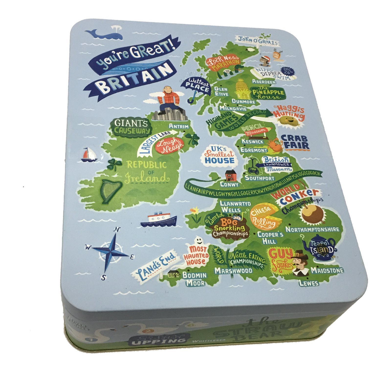 Marks & Spencer Great Britain All Butter Cookie Tin 375g (Stem Ginger, Oat & Honey, Dark Marks & Spencer Great Britain All Butter Cookie Tin 375g (Stem Ginger, Oat & Honey, Dark