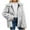 White-01, variant on HTNBO Faux Fur Coats for Women Long Sleeve Trendy Winter Collared Jackets Ladies Warm Faux Furry Coat Jacket