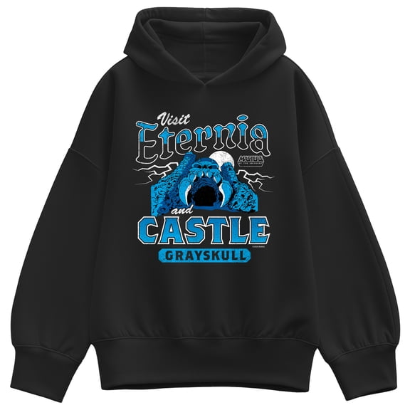 Masters of the Universe - Castle Grayskull Destination - Women's Oversized Fleece Hoodie Sweatshirt