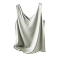 thumbnail image 4 of Aevla Women's Tanks & Fashionable V Neck Loose Pullover Tank Tops for Women with Sleeveless Design Mint GreenS, 4 of 4