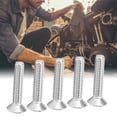 thumbnail image 4 of Vis Transversale Plate, Robuste 100Pcs Vis Transversale Fraisée Acier Inoxydable 304 pour Machines de Moulage par Injection pour Effet de Fixation, 4 of 8