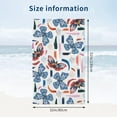 thumbnail image 4 of Butterfly Large Beach Towel - Plush Thick Cotton Pool Towel, Adult Beach Towels, 4 of 17
