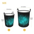thumbnail image 3 of Lsque stars and sparkles Pattern Laundry Hamper Basket, Tall Woven Rope Hamper Basket for Clothes, Lightweight Storage Basket, Collapsible Waterproof-Medium, 3 of 6