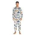 thumbnail image 6 of joogoo Hand Draw Fishes Unisex Adults Onesies Pajamas Jumpsuits L, 6 of 7