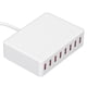 thumbnail image 1 of Cargador USB múltiple, cargador USB múltiple de 50W, puerto de escritorio, cargador USB múltiple, estético elegante, 1 of 8