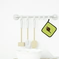thumbnail image 3 of Caroline's Treasures Eurasian Beaver Green Pair of Pot Holders, 3 of 3