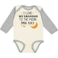 thumbnail image 3 of Inktastic I Love My Grandad to the Moon and Back Boys or Girls Long Sleeve Baby Bodysuit, 3 of 5